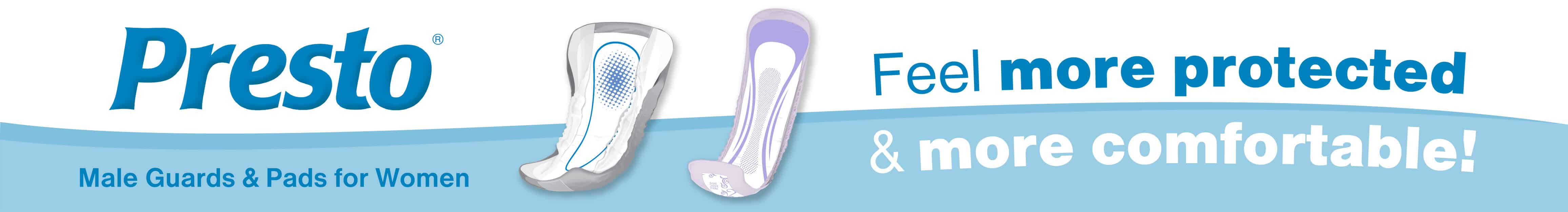 Presto: Male Guards, Pads For Women
