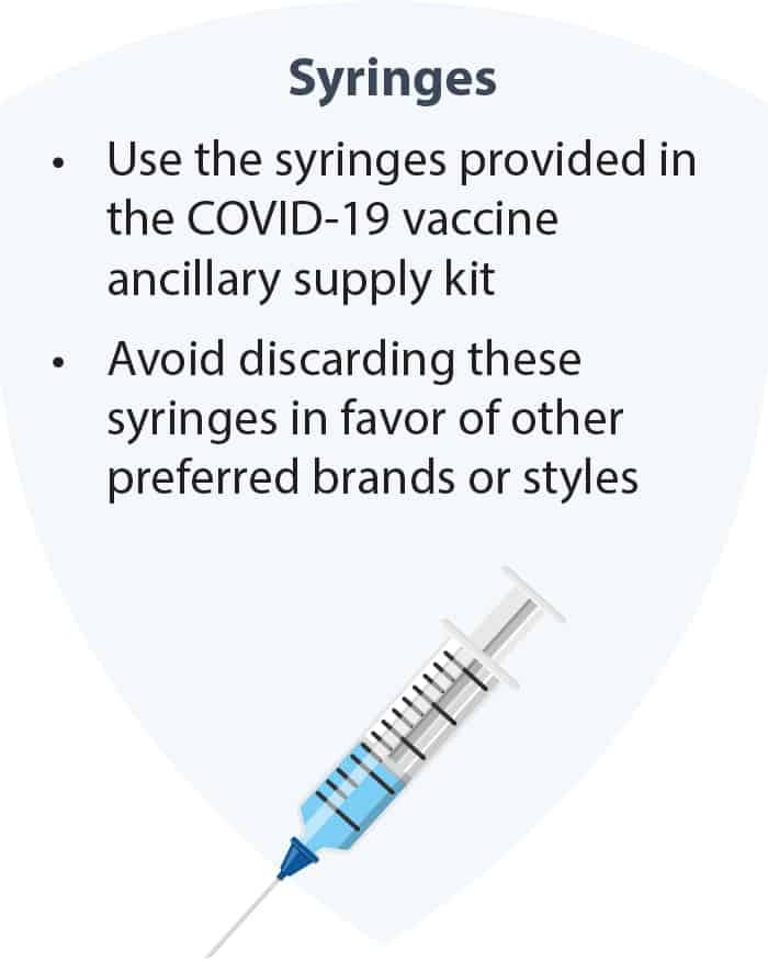 Syringes (enable images to view recommendations)