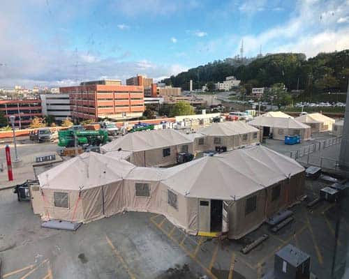 Emergency tents for disaster relief
