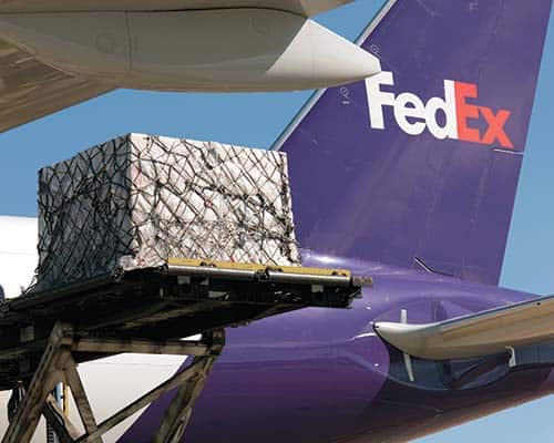 FedEx airlift of IV fluid