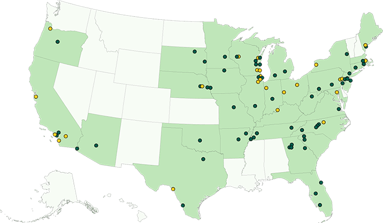 Medical Manufacturer Map