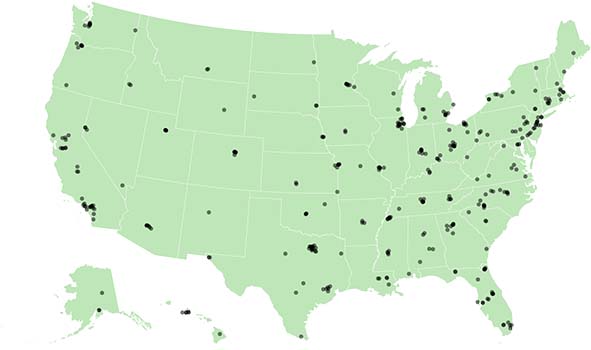 Healthcare Distribution Center Map