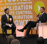 Leaders in Healthcare panelist Stanton McComb speaks with HIDA's Matt Rowan