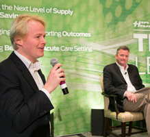 McKinsey & Company's Reinout Goedvolk talks with panelists.